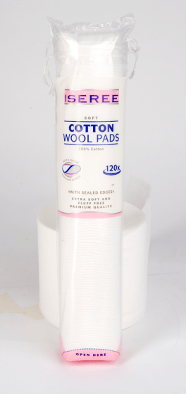 ISEREE cotton pads €.79